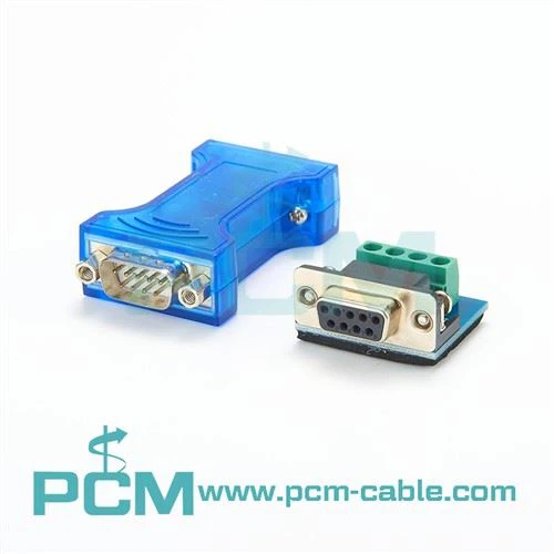 RS422 RS485 سیریل DB9 ٹو ٹرمینل بلاک اڈاپٹر