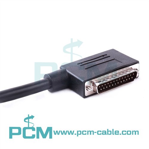 DB25 DB44 HD44 دایاں زاویہ کنیکٹر