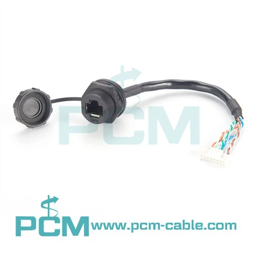 IP67 RJ45 ایتھرنیٹ سے Molex PCB بورڈ کنیکٹر