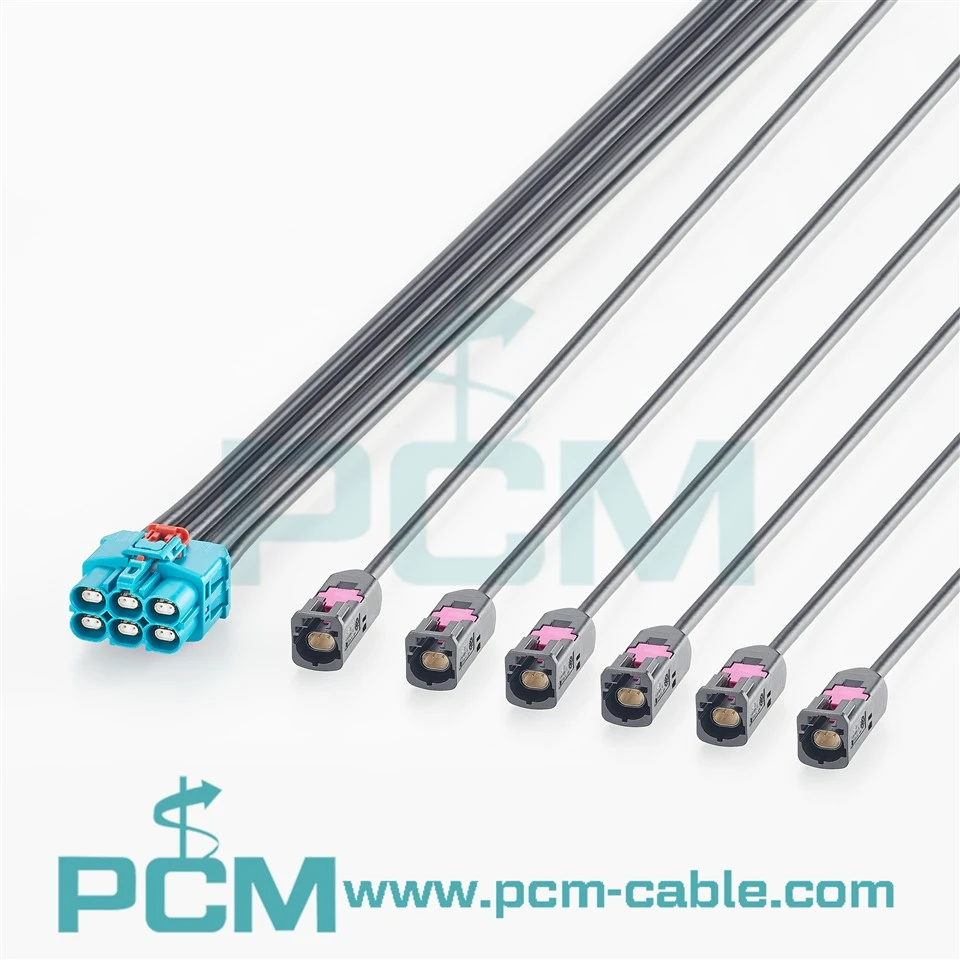 GEMnet Z سے 6 A کوڈ کیبل TE 1-2428482-4 سے TE 2368003-1