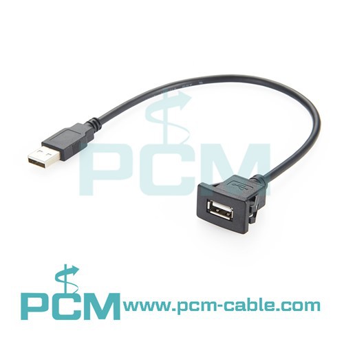 پینل ماؤنٹ USB 2 میں سنیپ کریں۔{1}} ایک ایکسٹینشن کیبل ٹائپ کریں۔