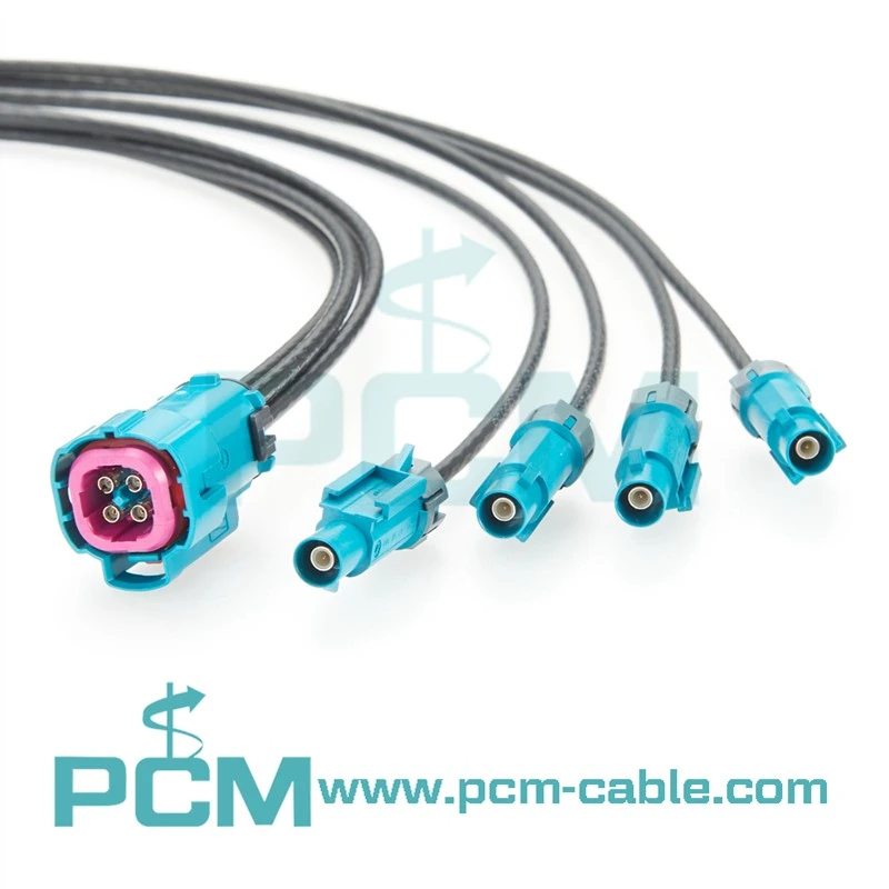 HFM High-Speed FAKRA-Mini to Fakra Cable Assembly Rosenberger Original IP67 PCM-ZC-0037 HFM High-Speed FAKRA-Mini to Fakra Cable Assembly Rosenberger Original IP67 PCM-ZC-0037