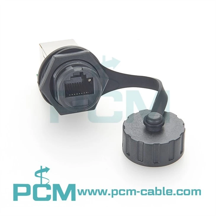 Waterproof RJ45 Bulkhead Connector