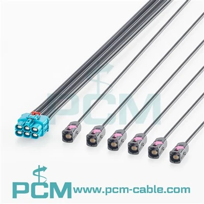 GEMnet Z سے 6 A کوڈ کیبل TE 1-2428482-4 سے TE 2368003-1